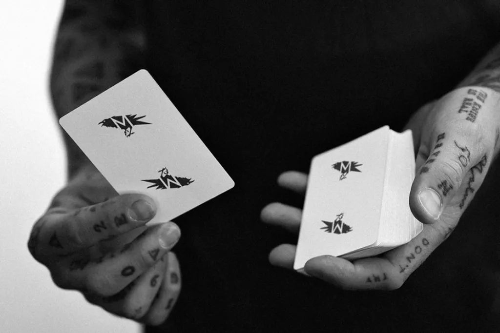 Charlie Madison Playing Cards (White)