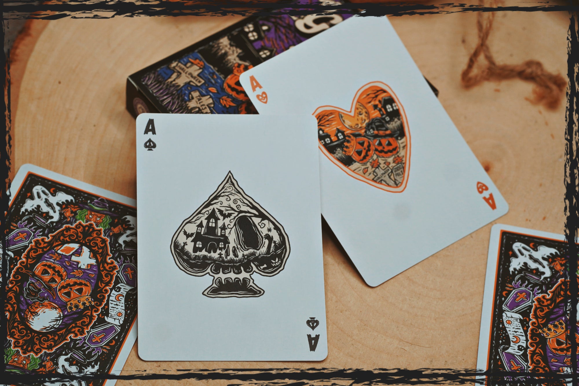 Good Pals Halloween Tales Playing Cards - Gilded Purple (Edition of 75)