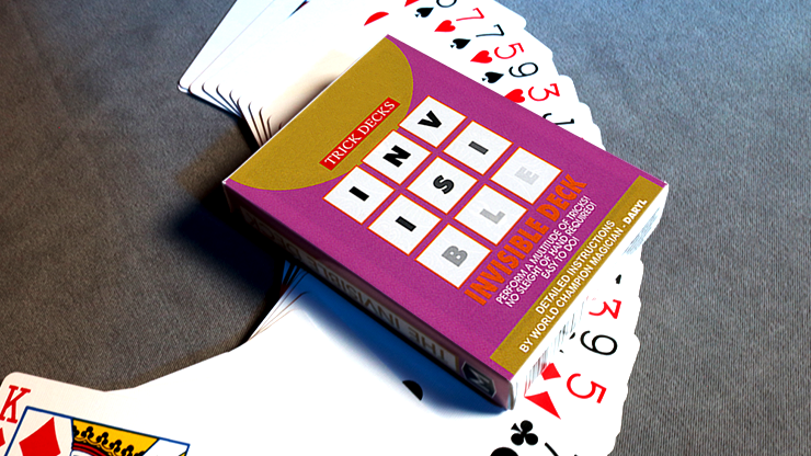 Invisible Deck Bicycle Playing Cards (Blue)