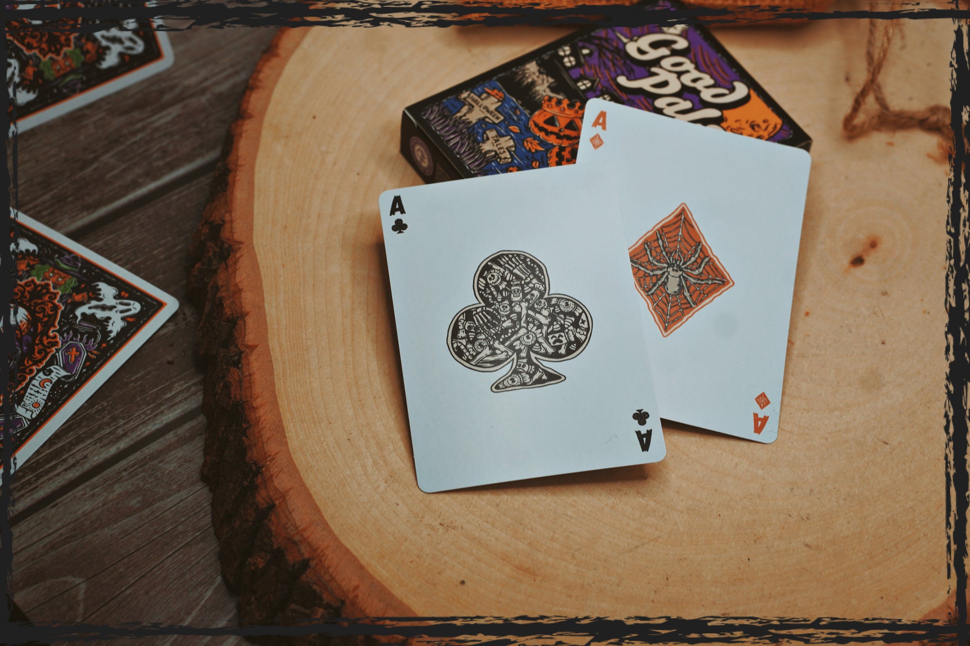 Good Pals Halloween Tales Playing Cards - Gilded Purple (Edition of 75)