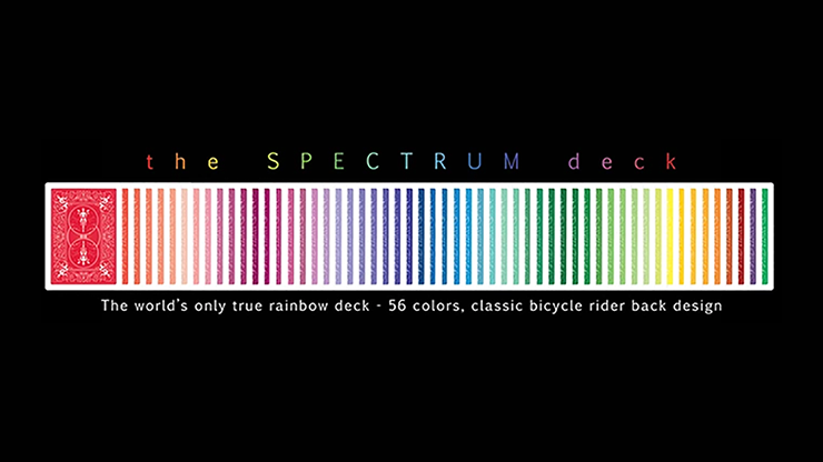 Spectrum Deck by Bicycle Playing Cards