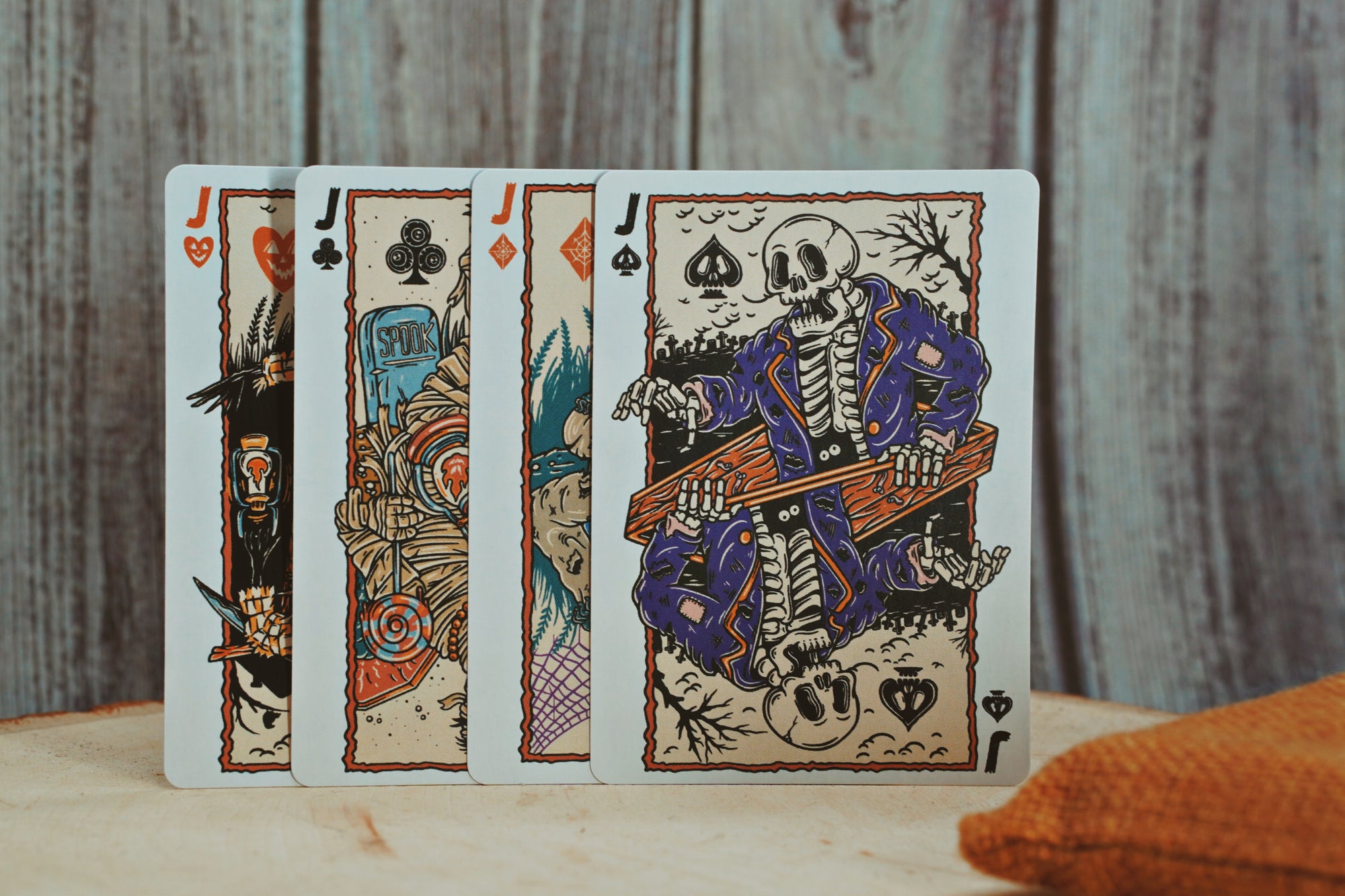 Good Pals Halloween Tales Playing Cards - Gilded Purple (Edition of 75)