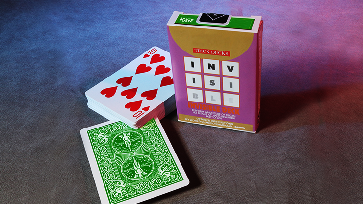 Invisible Deck Bicycle Playing Cards - Magic Trick