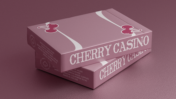 Cherry Casino (Flamingo Quartz Pink) Playing Cards