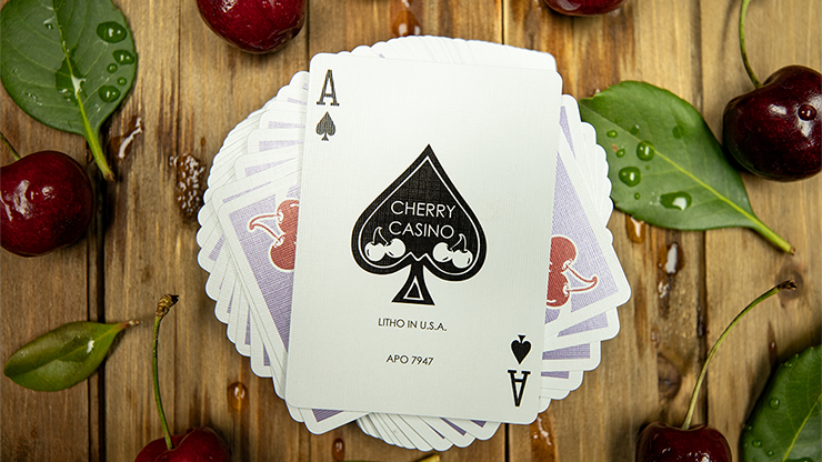 Cherry Casino (Desert Inn Purple) Playing Cards