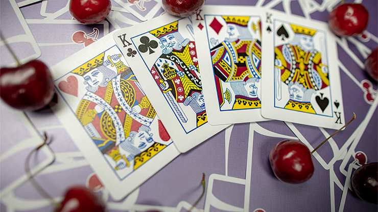 Cherry Casino (Desert Inn Purple) Playing Cards