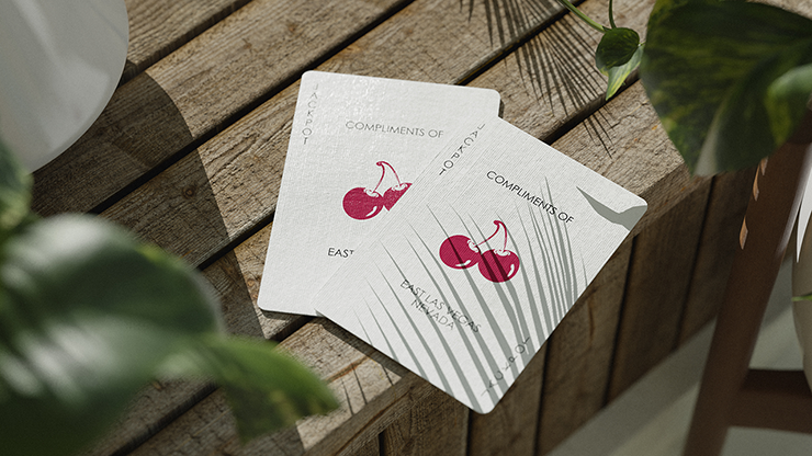 Cherry Casino (Tropicana Teal) Playing Cards
