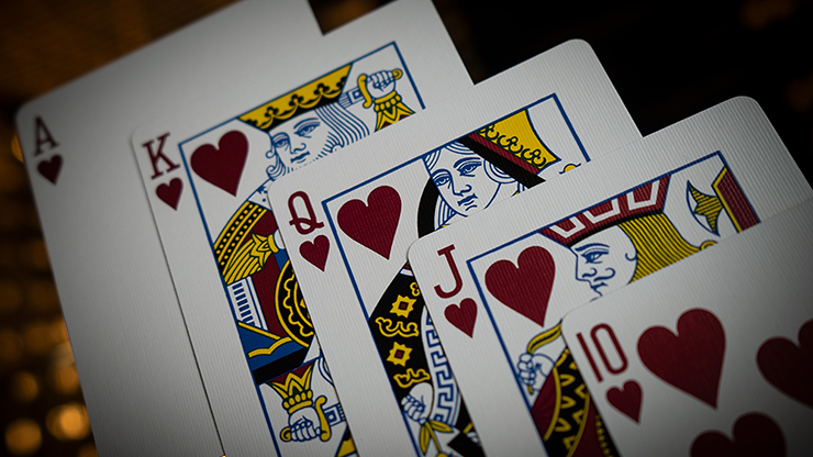 Cherry Casino (Monte Carlo Black & Gold) Playing Cards