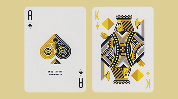 DKNG Yellow Wheels Playing Cards - Art of Play