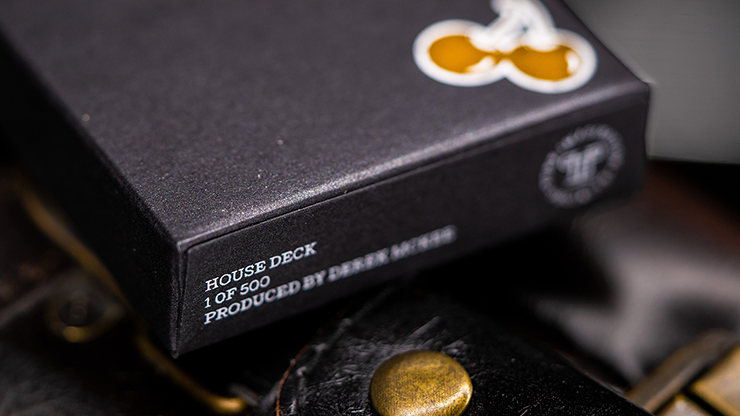 Cherry Casino House Deck (Monte Carlo Black and Gold) Playing Cards