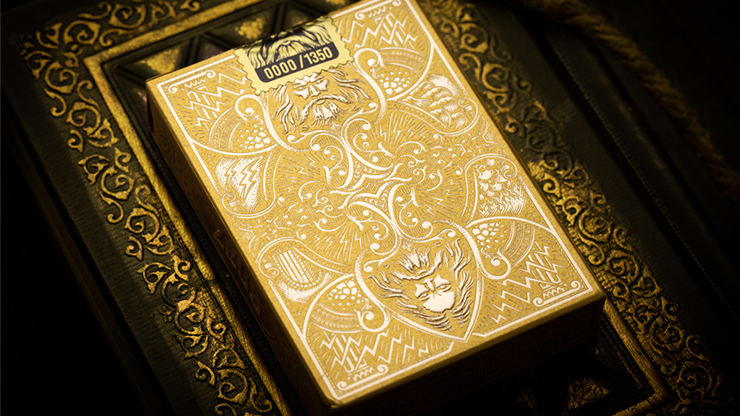 Zeus Mighty Gold Playing Cards