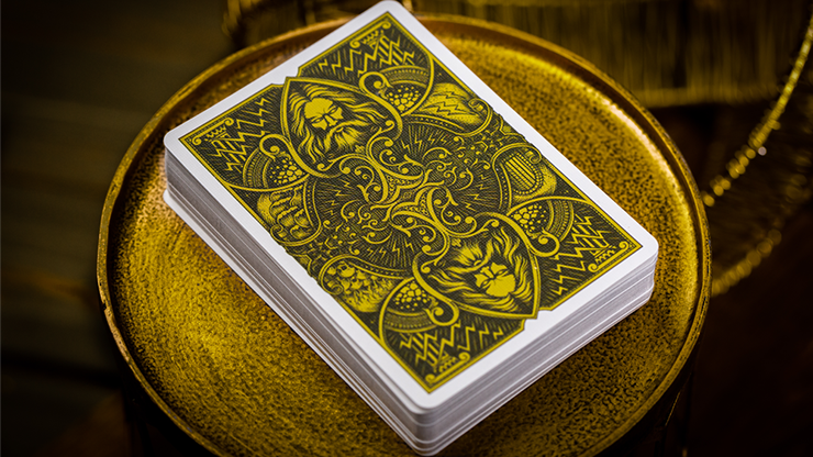 Zeus Mighty Gold Playing Cards