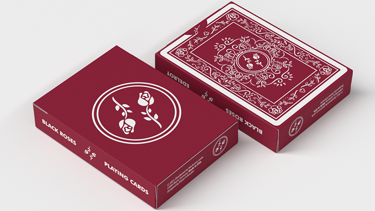 Black Roses Elderot Playing Cards (Fully Marked)