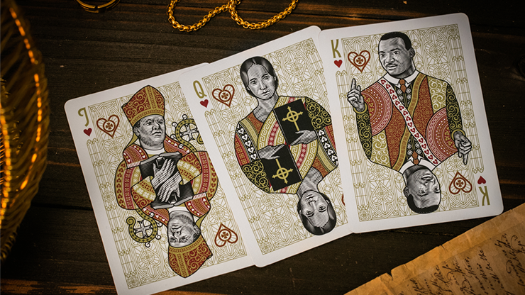 The Cross (Maroon Martrys) Playing Cards
