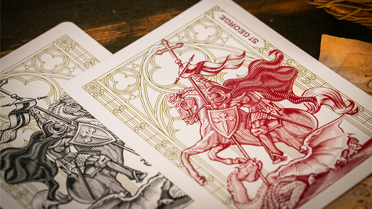 The Cross (Maroon Martrys) Playing Cards