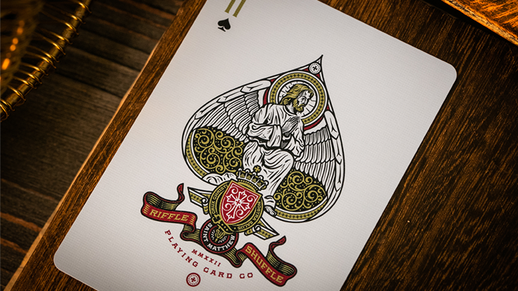 The Cross (Maroon Martrys) Playing Cards