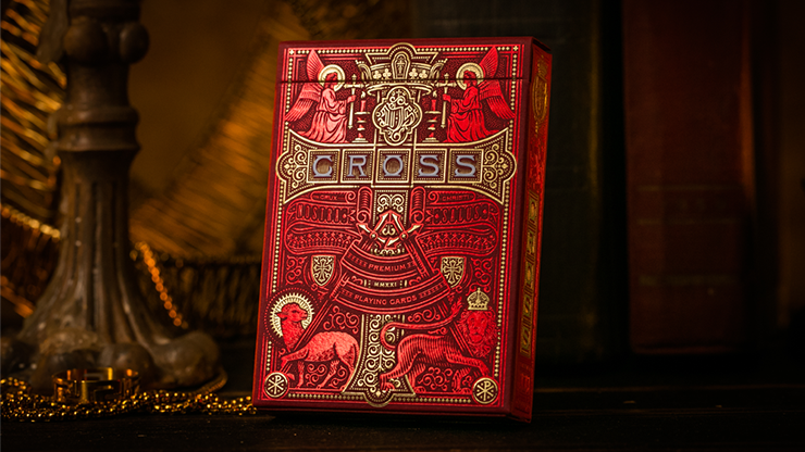 The Cross (Maroon Martrys) Playing Cards