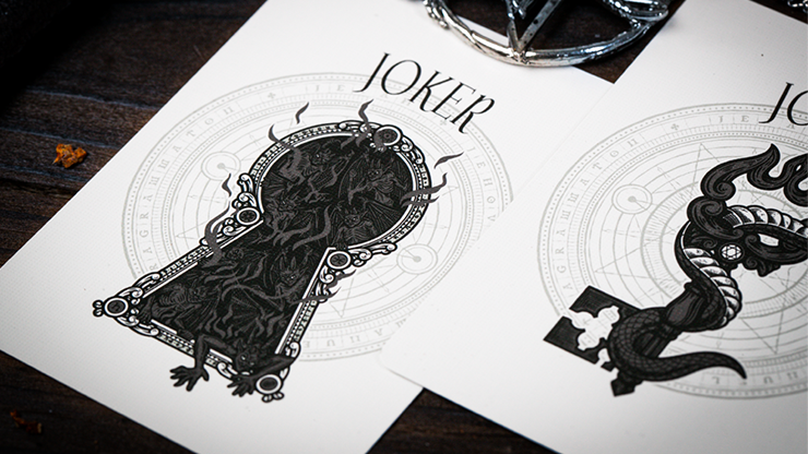 The Keys of Solomon - Silver Spirituum Playing Cards