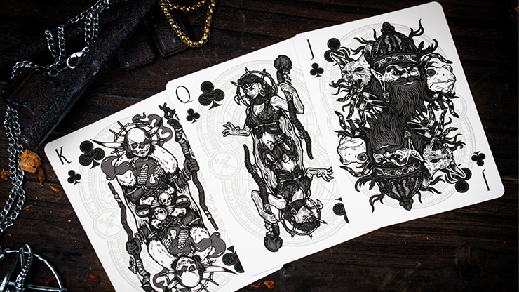 The Keys of Solomon - Silver Spirituum Playing Cards