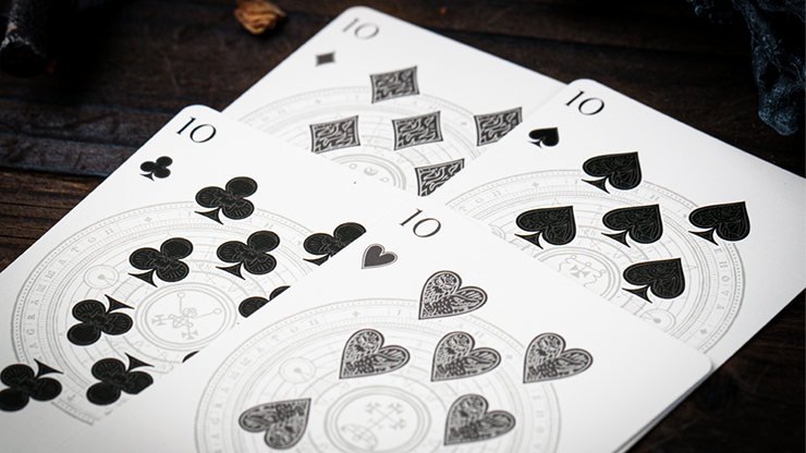 The Keys of Solomon - Silver Spirituum Playing Cards