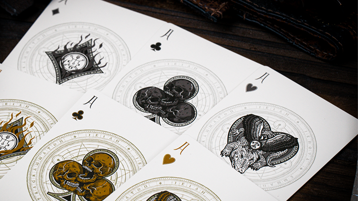The Keys of Solomon - Silver Spirituum Playing Cards