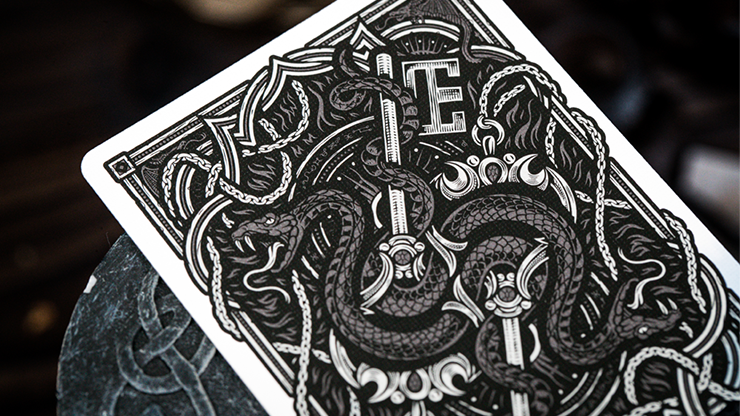 The Keys of Solomon - Silver Spirituum Playing Cards