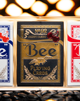 Limited Bee x Cherry 3 Deck Set (Blue, Red & Black) Playing Cards