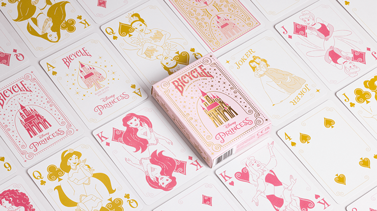 Bicycle Disney Princess Playing Cards - Pink