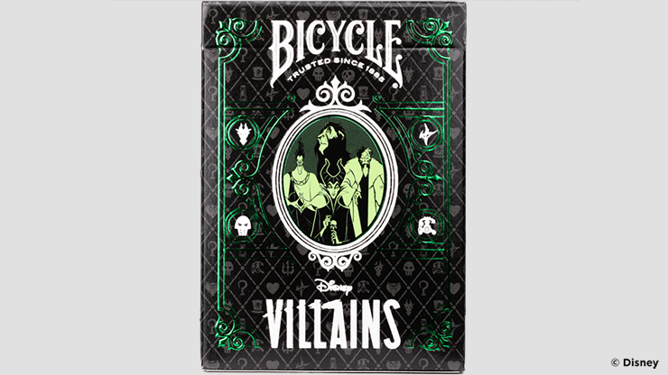 Disney Villains Playing Cards - Green