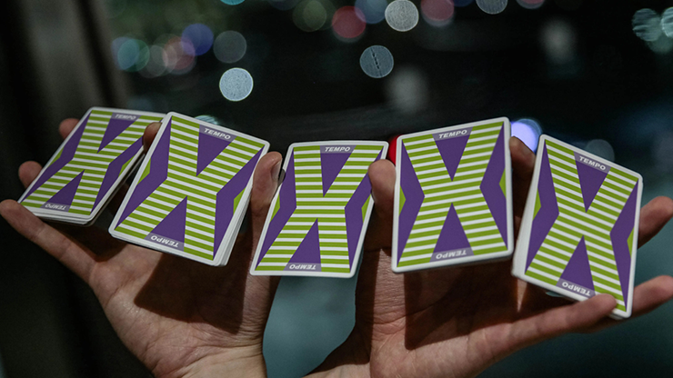 Tempo-Lab Purple Playing Cards *7 days delivery*