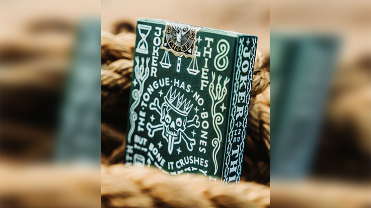 Crown Playing Cards (Green) - Joker & The Thief