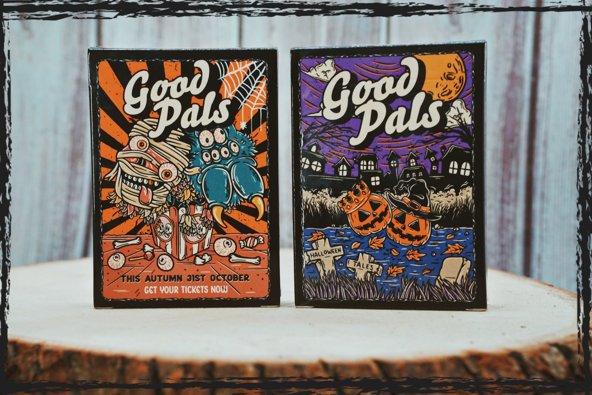 Good Pals Halloween Tales Playing Cards - Gilded Purple (Edition of 75)