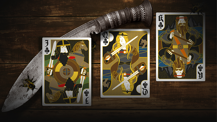Secret Tale Ragnar White Bee Collector's Playing Cards - Edition of 300
