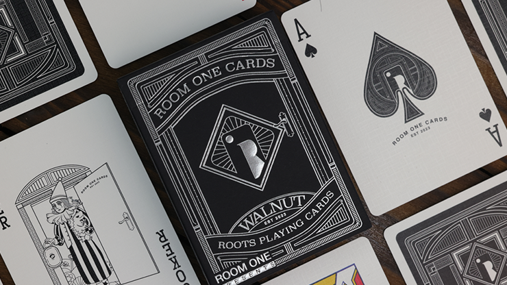 Roots Playing Cards (Walnut) - Room One *7 days delivery*
