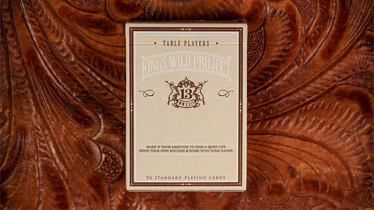 Limited Edition No.13 Table Players Vol.13 Playing Cards - Kings Wild Project