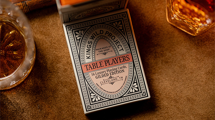 GILDED No.13 Table Players Vol.40 Playing Cards - Kings Wild Project