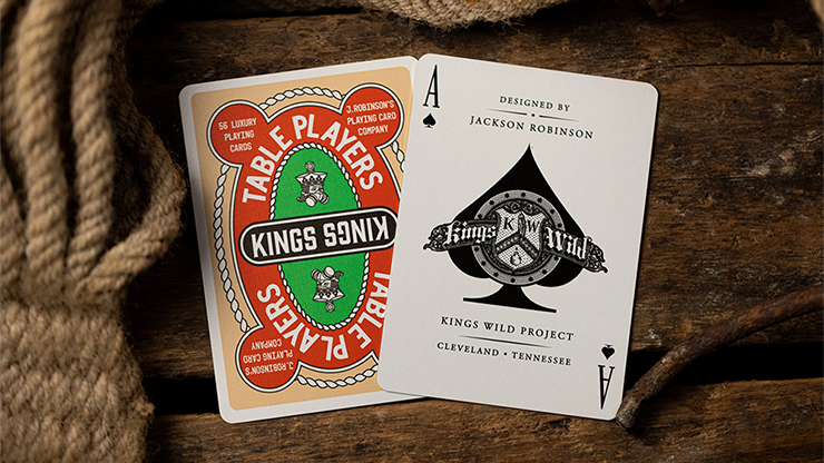 GILDED No.13 Table Players Vol.41 Playing Cards - Kings Wild Project