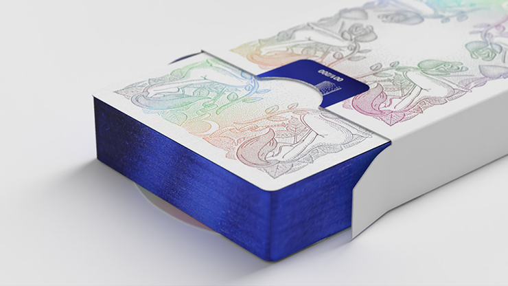 Innocence (Blue Gilded - Edition of 200) Playing Cards - Black Roses