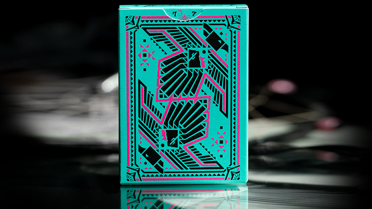 Fulton's Thunderbird Room Turquoise Edition Playing Cards