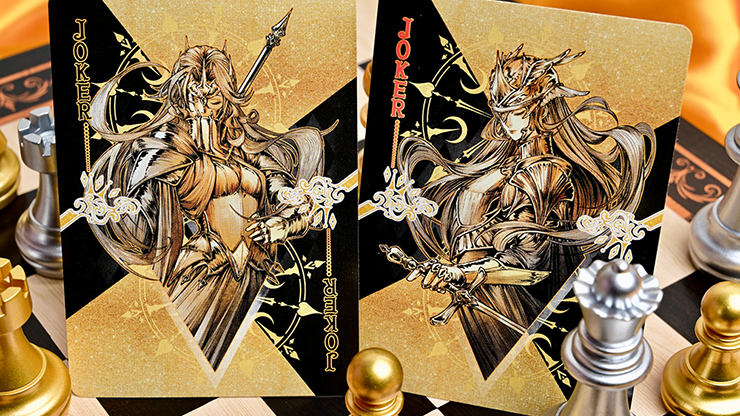 Chess (Black) Playing Cards - Hidden Light