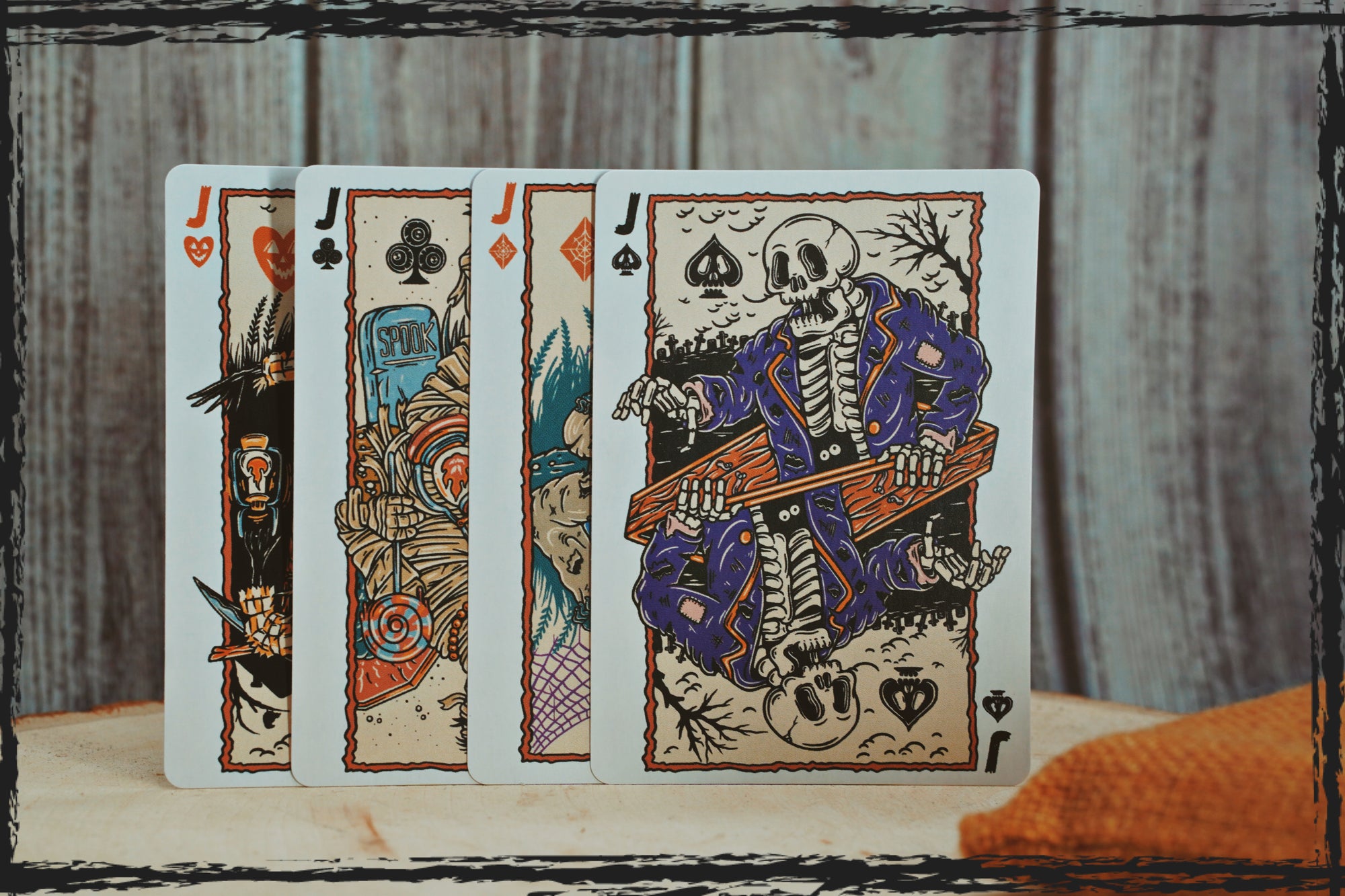 Good Pals Halloween Tales Playing Cards - Gilded Purple (Edition of 75)