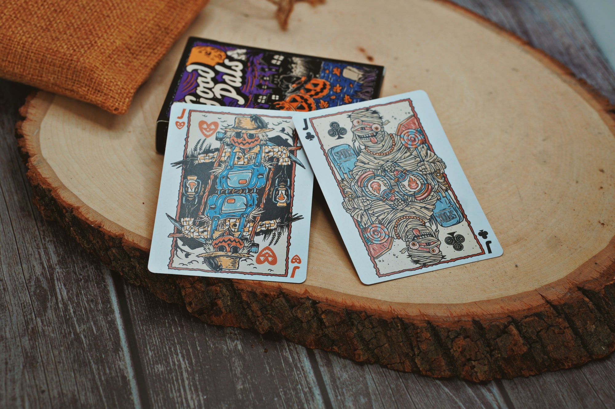 Good Pals Halloween Tales Playing Cards - Gilded Purple (Edition of 75)