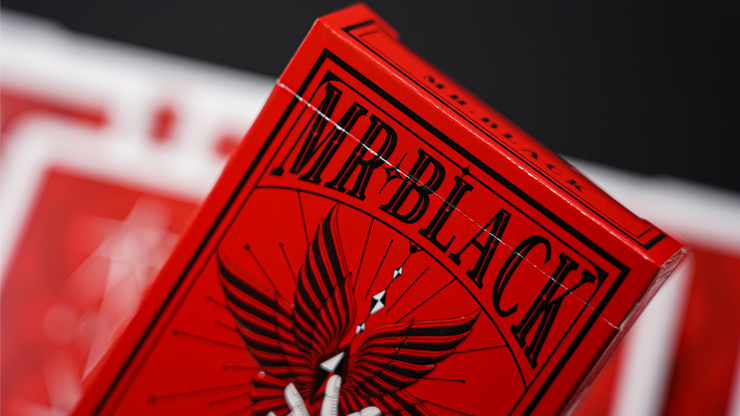 Mr Black V1 (Red) Playing Cards – The Card Inn