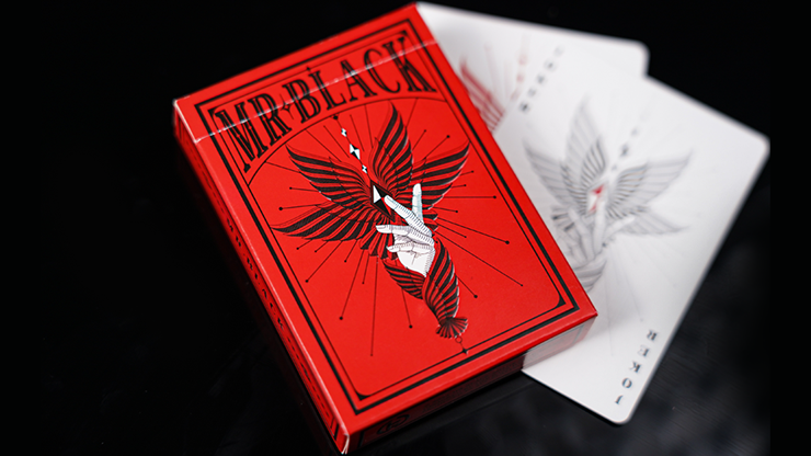 Mr Black V1 (Red) Playing Cards – The Card Inn