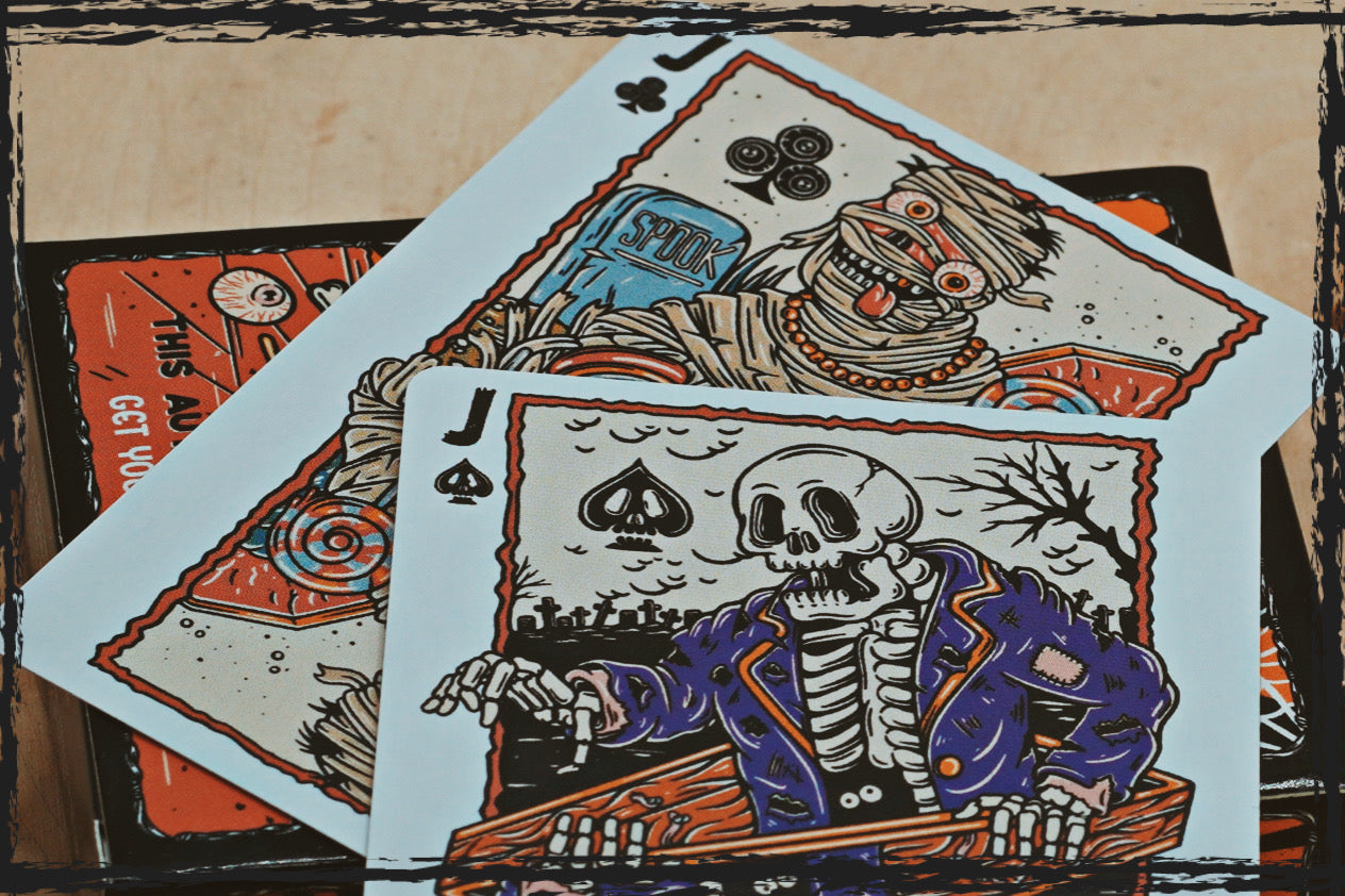 Good Pals Halloween Tales Playing Cards - Gilded Purple (Edition of 75)