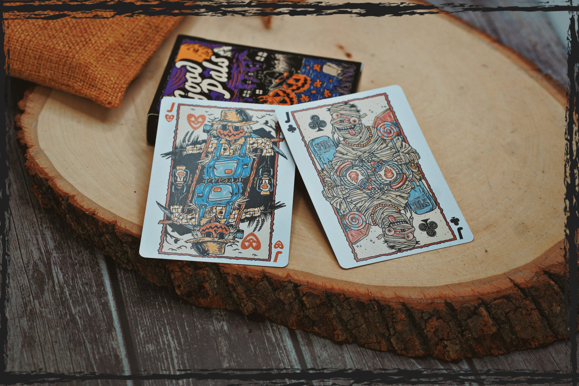 Good Pals Halloween Tales Playing Cards - Gilded Purple (Edition of 75)
