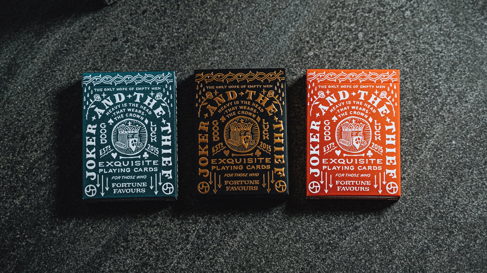 Crown Playing Cards (Red) - Joker & The Thief