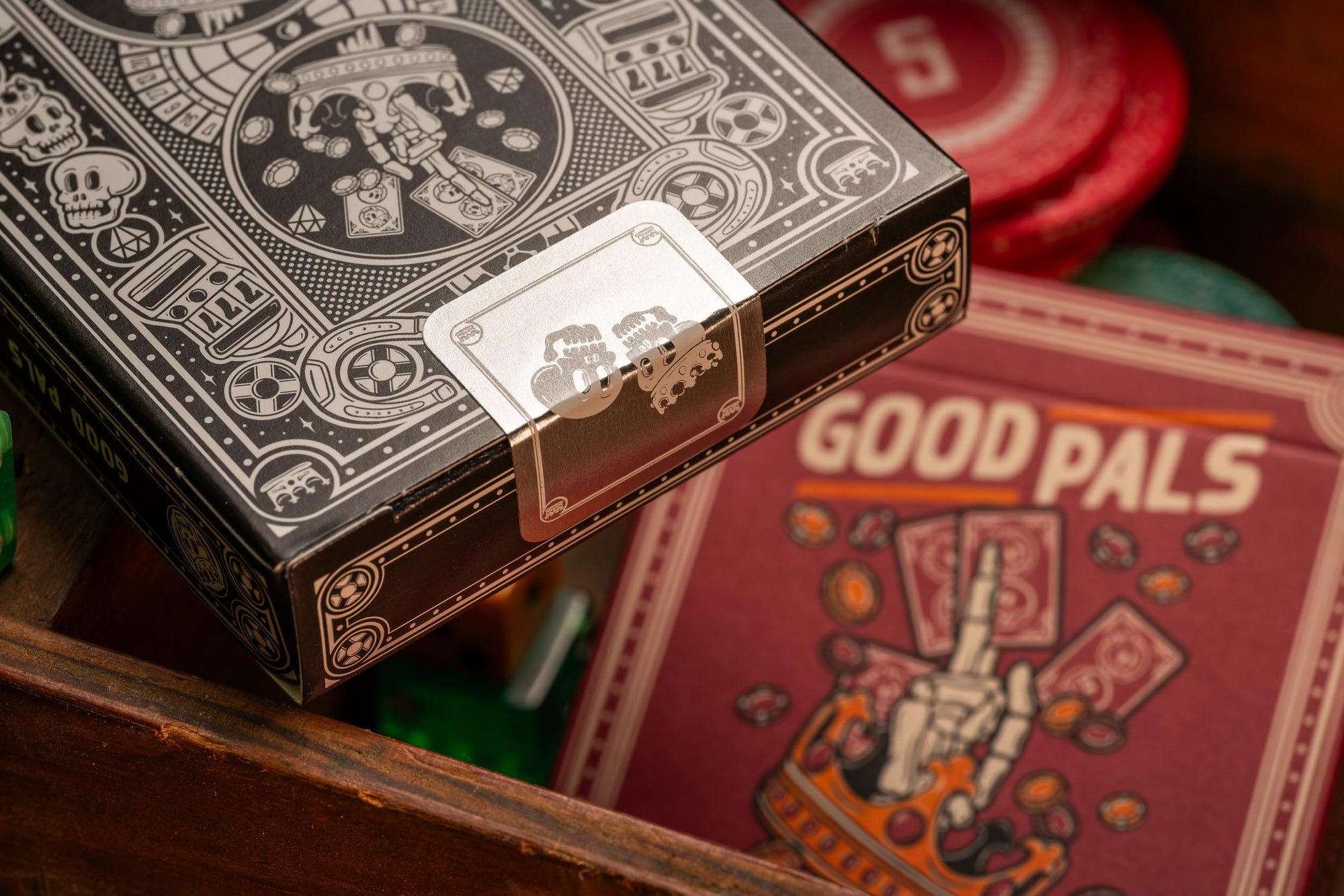 Chancers V1 Playing Cards SILVER Gilding - Good Pals