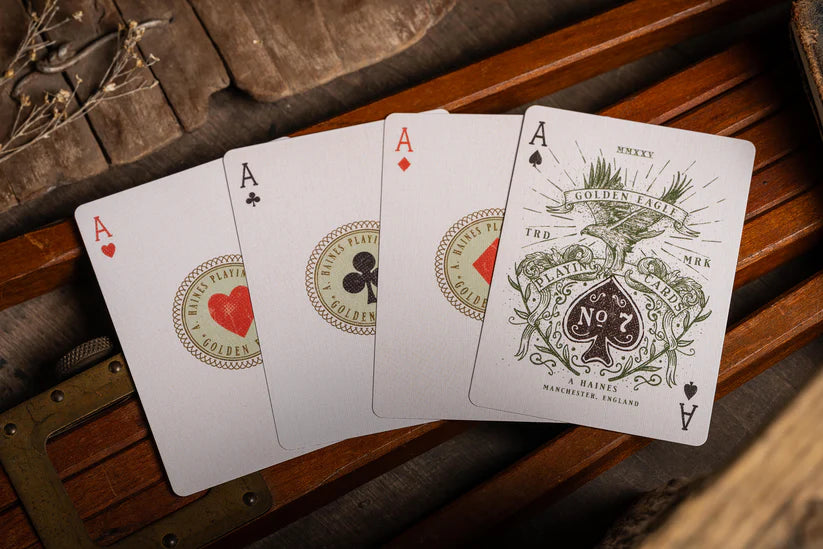 Golden Eagle No.7 Vintage Playing Cards - Alex Haines