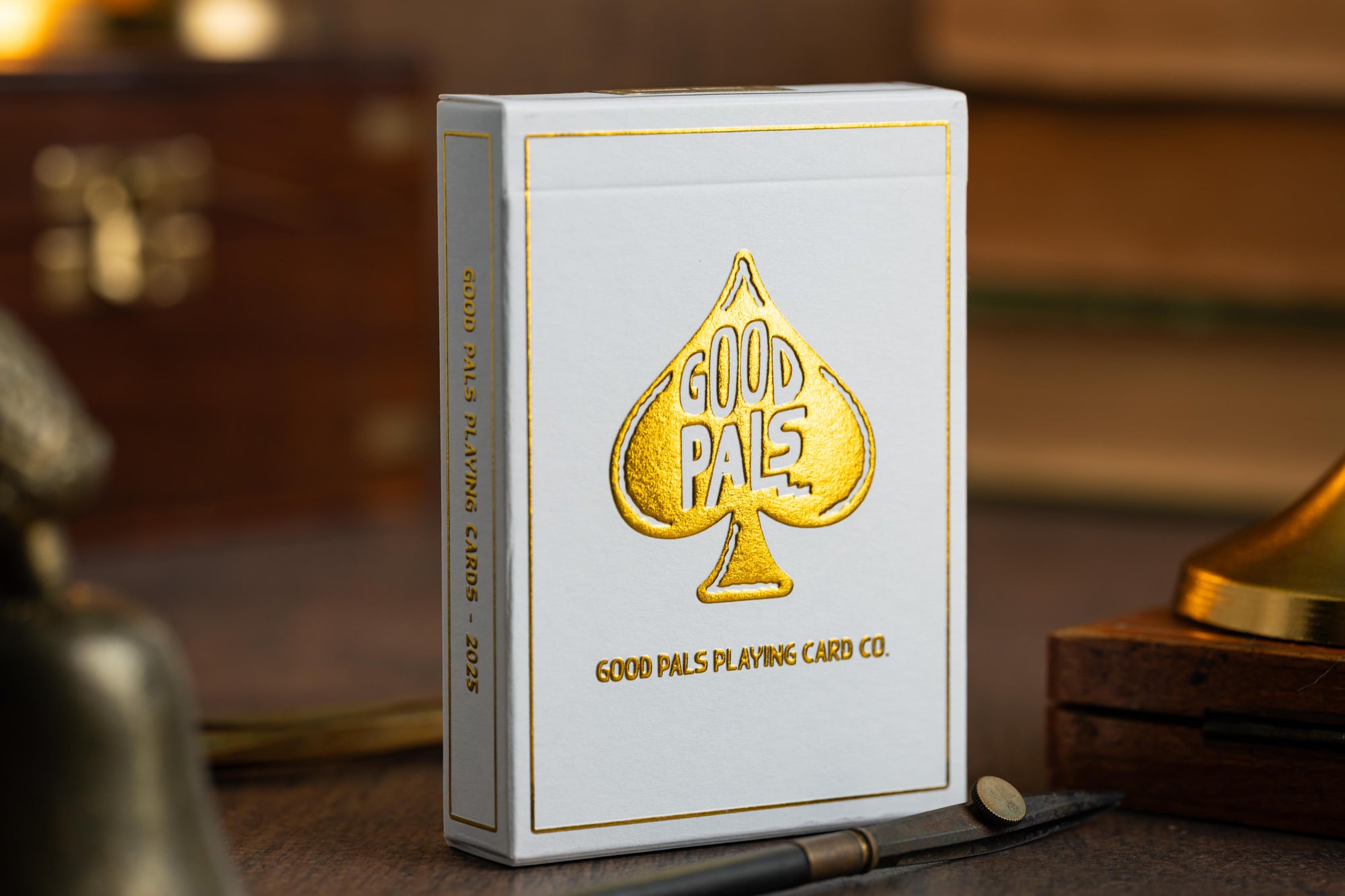 Good Pals Logo Playing Cards - Gold Foiled Private Reserve